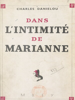 cover image of Dans l'intimité de Marianne